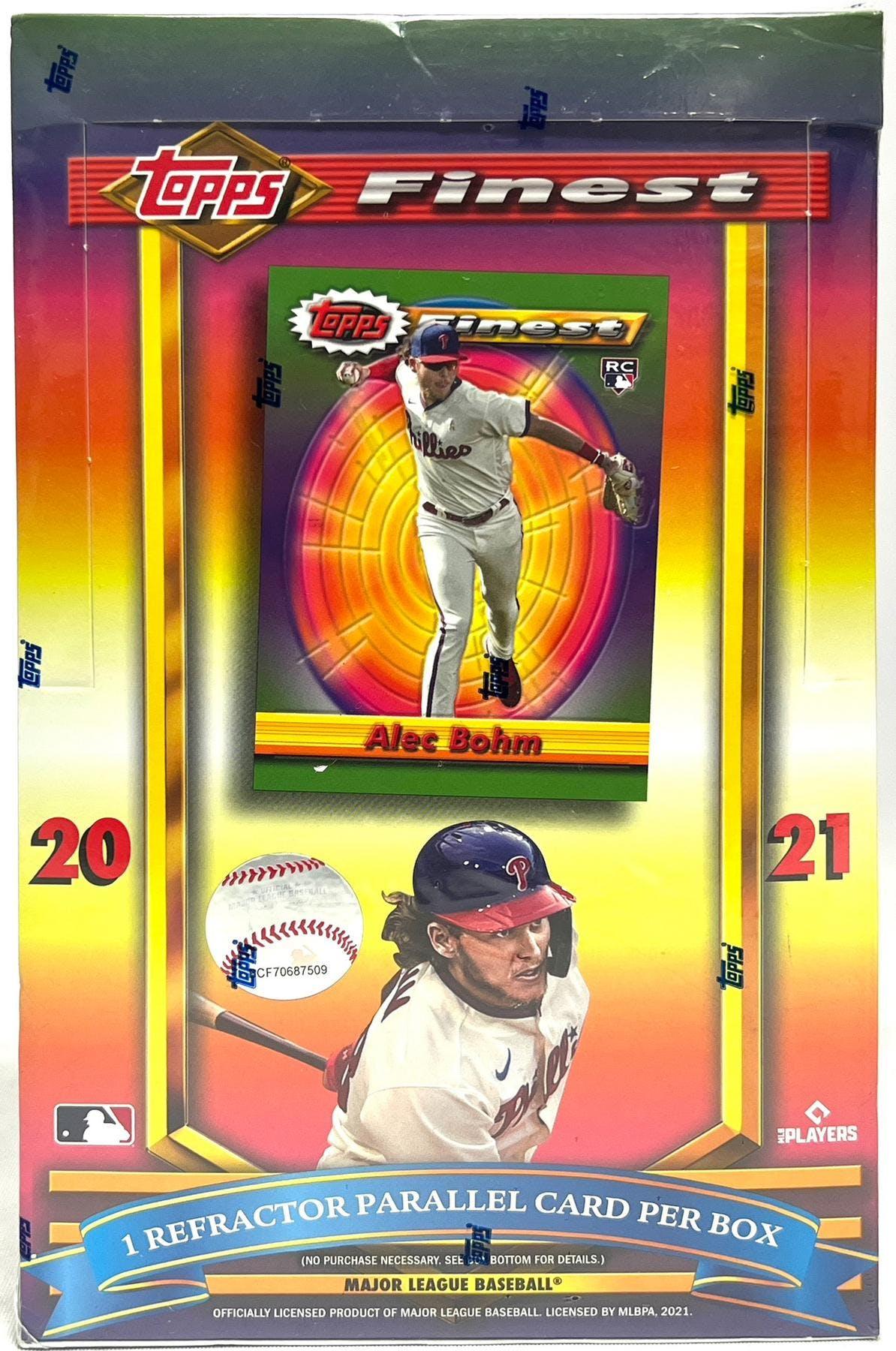 2021 Topps Finest Flashbacks Baseball Hobby Box