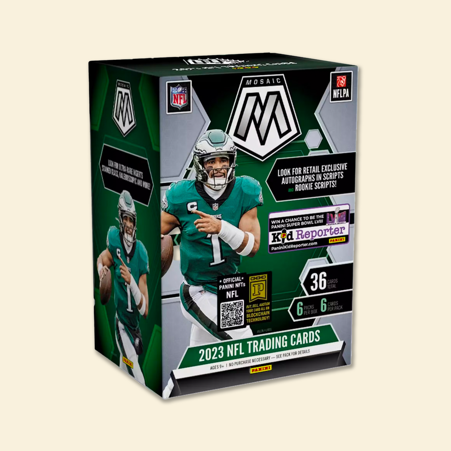 2023 Panini Mosaic NFL Football Blaster Box (Green)