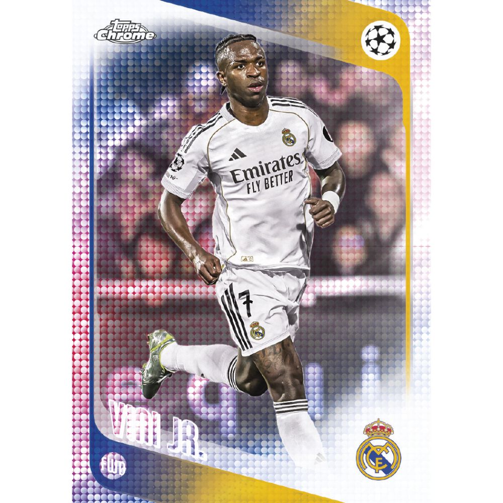 2025/26 Topps Chrome UEFA Club Competitions Soccer Delight Box