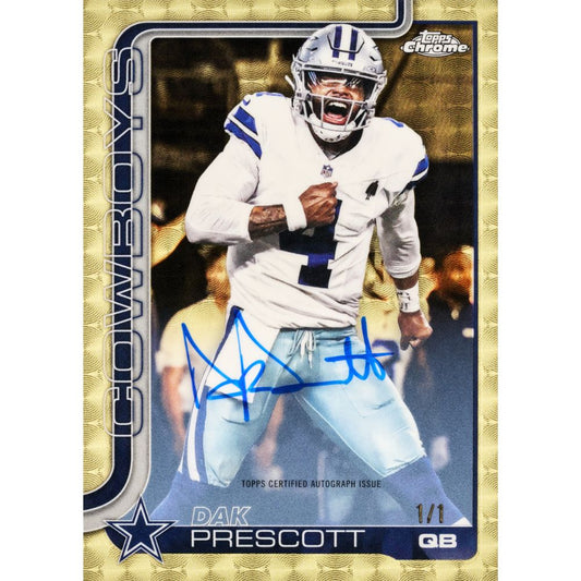 2025 Topps Chrome Football Hobby Box