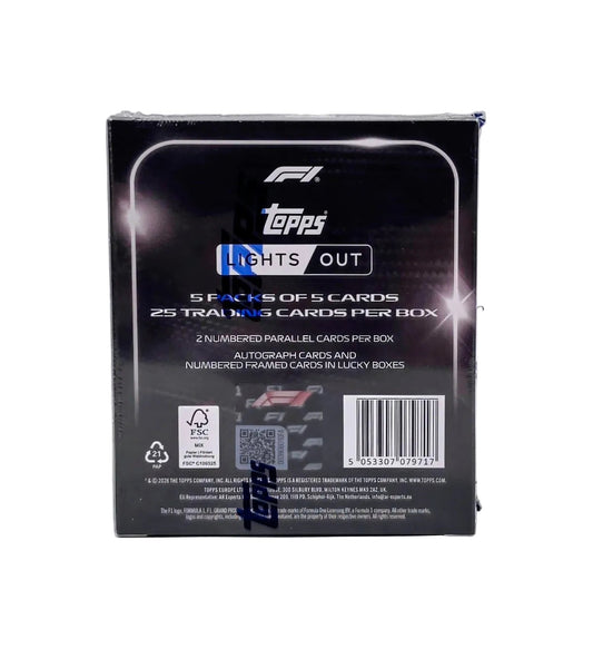 2026 Topps Lights Out Formula 1 F1 Box