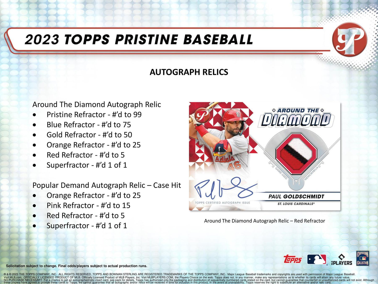2023 Topps Pristine Baseball Hobby Pack