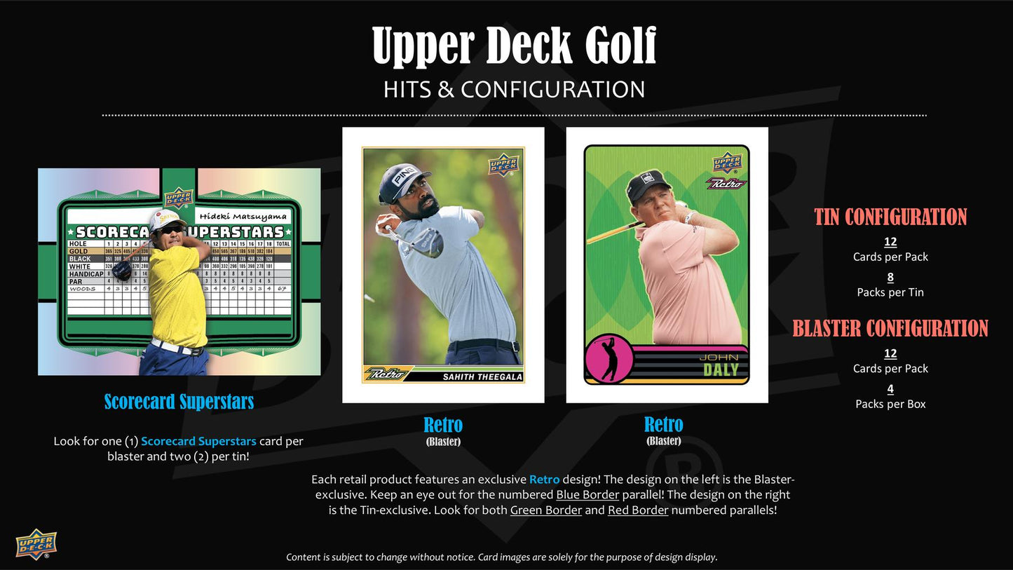 2026 Upper Deck Golf 4-Pack Blaster