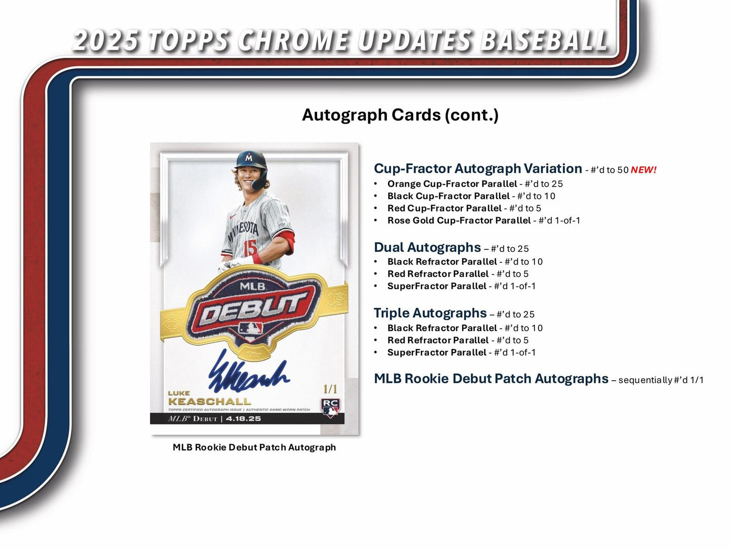 2025 Topps Chrome Update Series Baseball 7-Pack Blaster