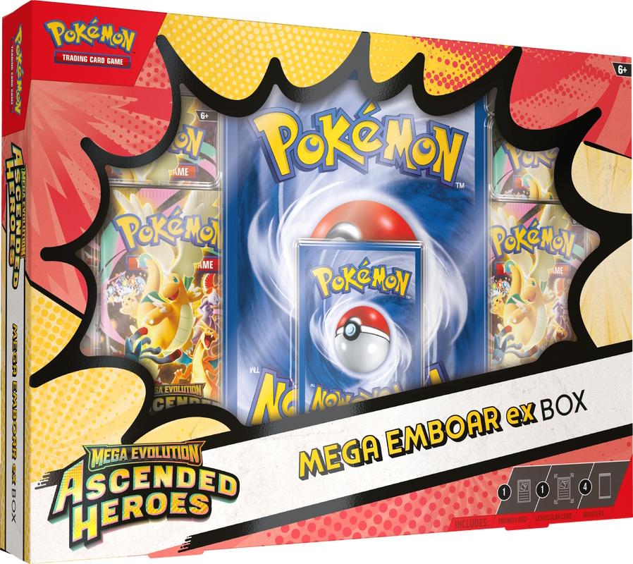 Pokemon Mega Evolution: Ascended Heroes Mega Meganium/Emboar/Feraligatr ex