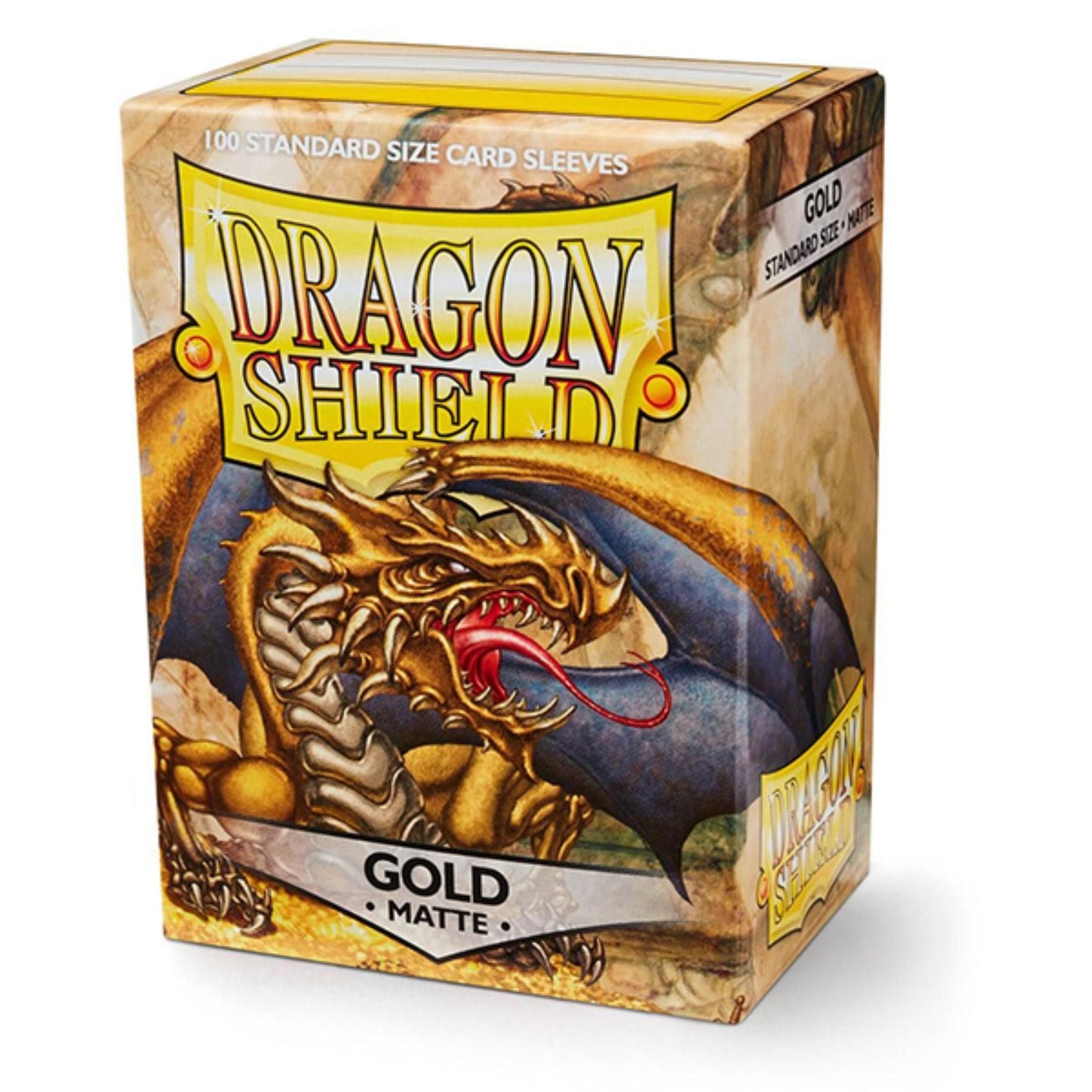 Dragon Shield Standard Matte Gold Deck Protector Card Sleeves
