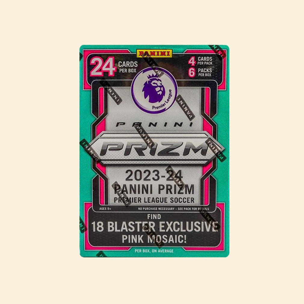 2023-24 Panini Prizm Premier League Soccer Blaster Box (Blue Mosaic)