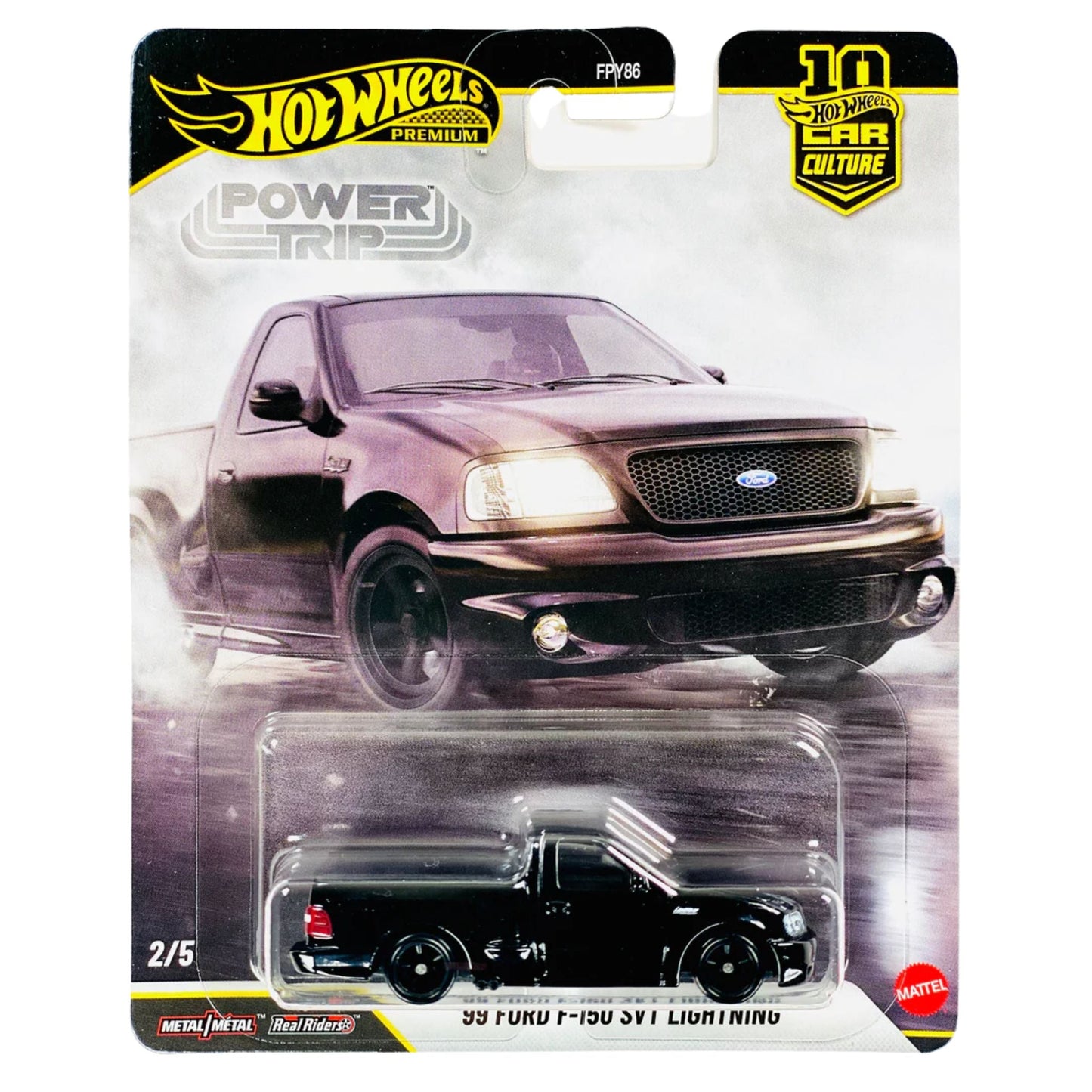 Hot Wheels Premium Culture Car Power Trip '99 Ford F-150 SVT Lightning
