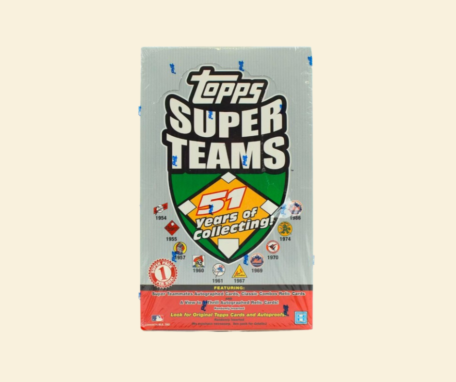 2002 Topps Super Teams Baseball Hobby Box