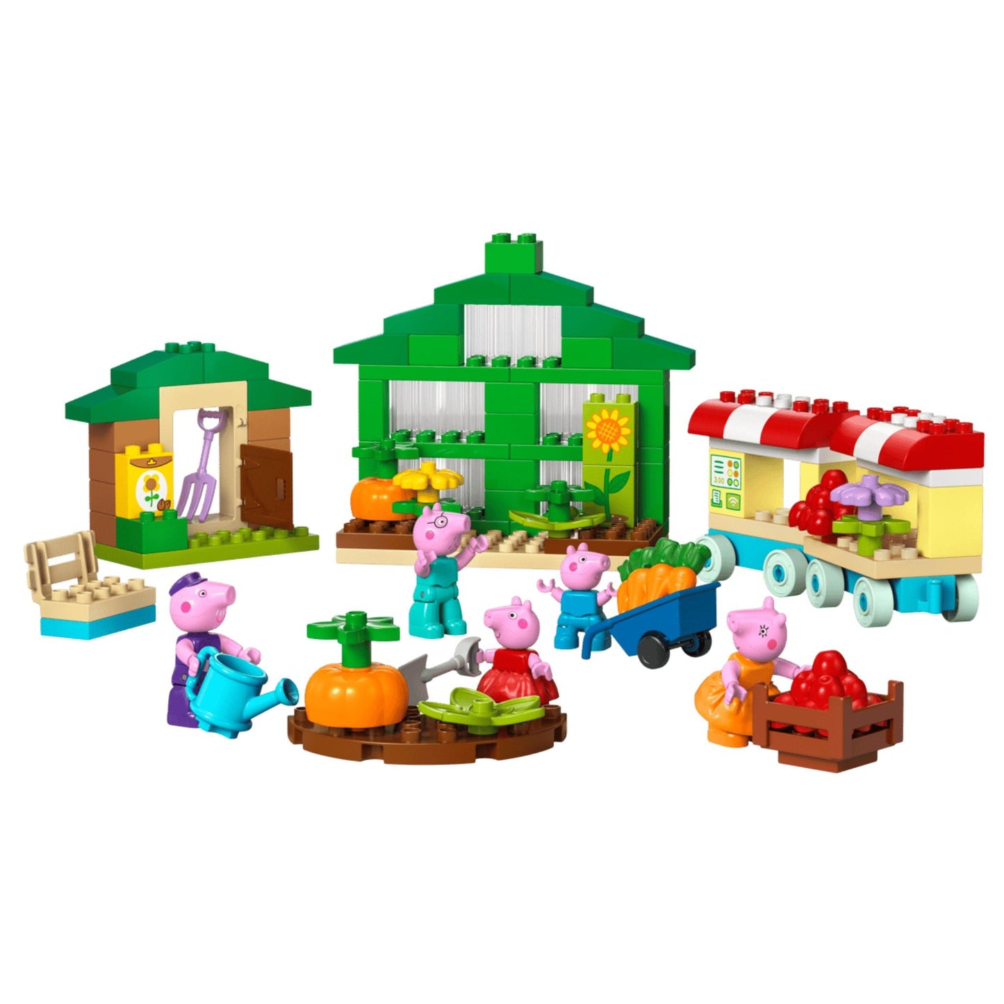 LEGO DUPLO Peppa Pig Grandpa Pig's Garden and Greenhouse