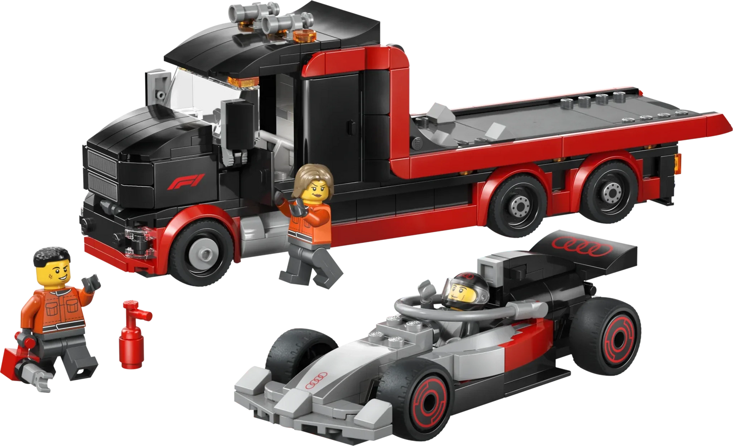 LEGO City Formula 1 F1 Display Truck with Audi F1 Race Car
