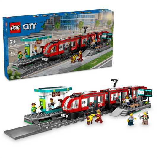 LEGO City Trains Downtown Streetcar and Station