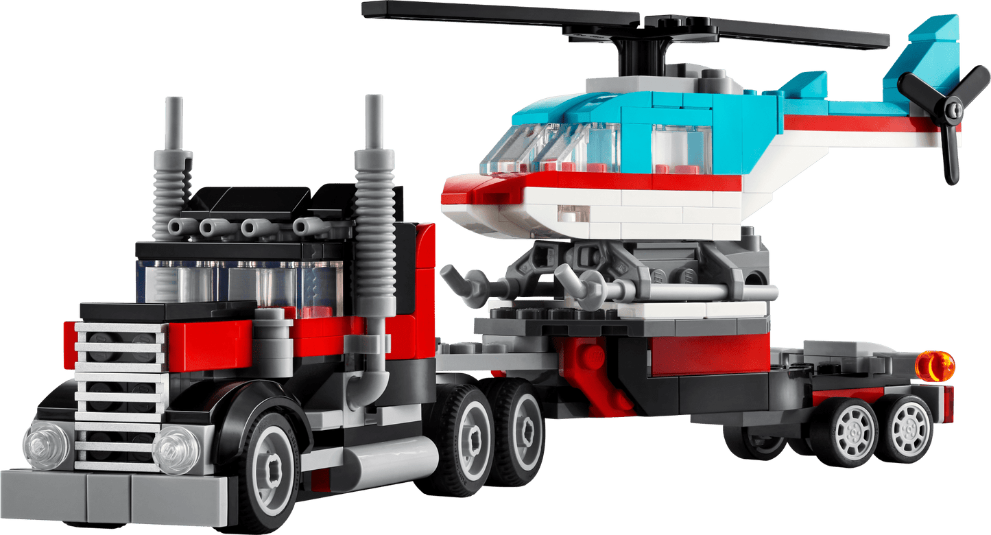 LEGO Creator Flatbed Truck with Helicopter