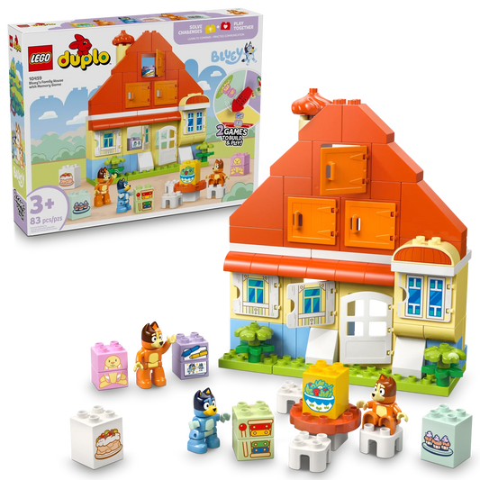 LEGO DUPLO Bluey Bluey's Family House with Memory Game