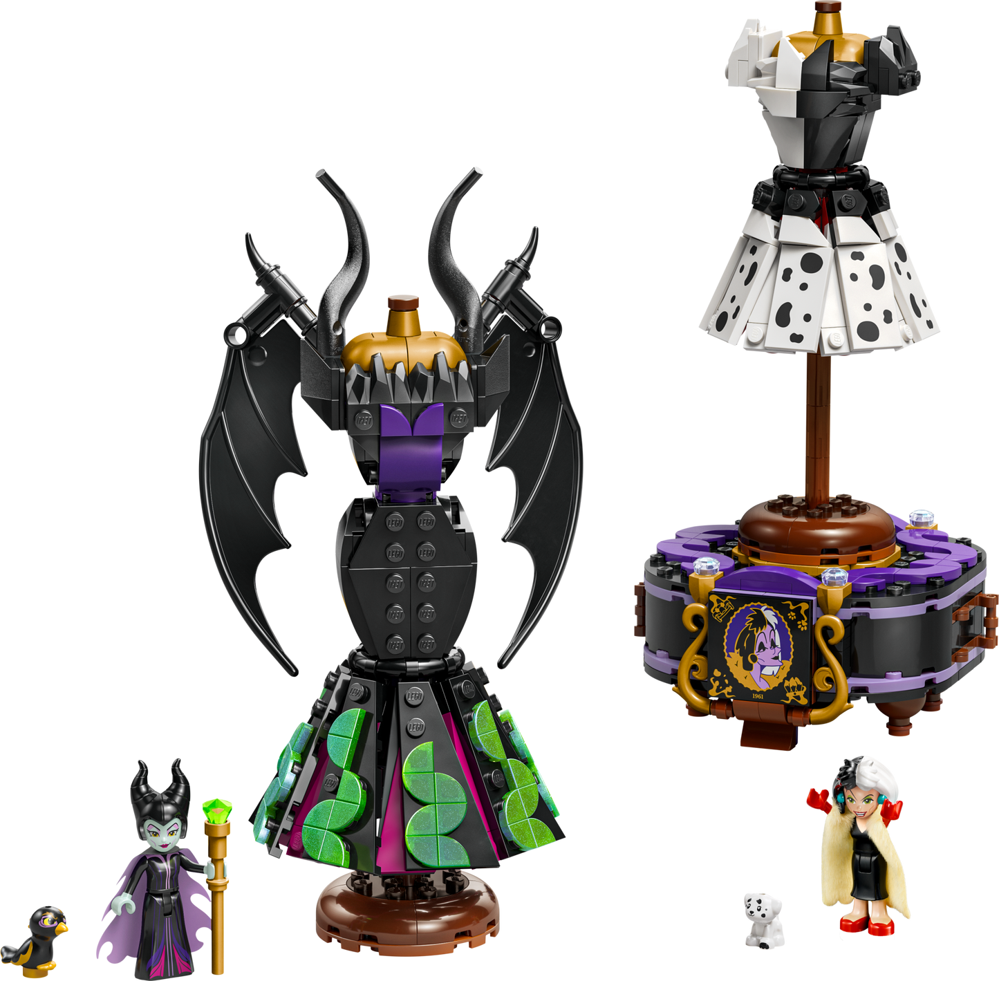 LEGO Disney Classic Maleficent's and Cruella De Vil's Dresses