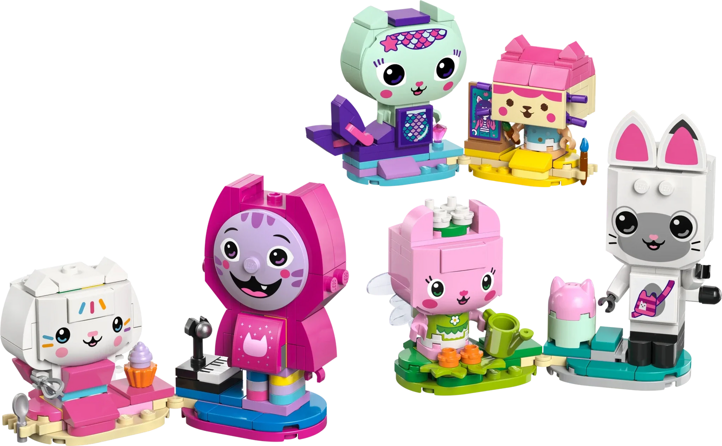 LEGO Gabby's Dollhouse Gabby's Brick-Built Cat Friends