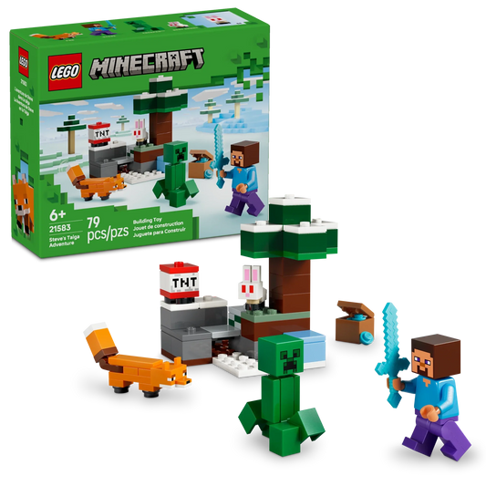 LEGO Minecraft Steve's Taiga Adventure