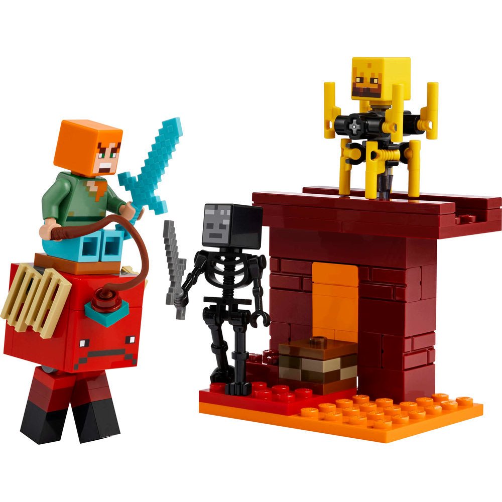 LEGO Minecraft The Nether Lava Battle