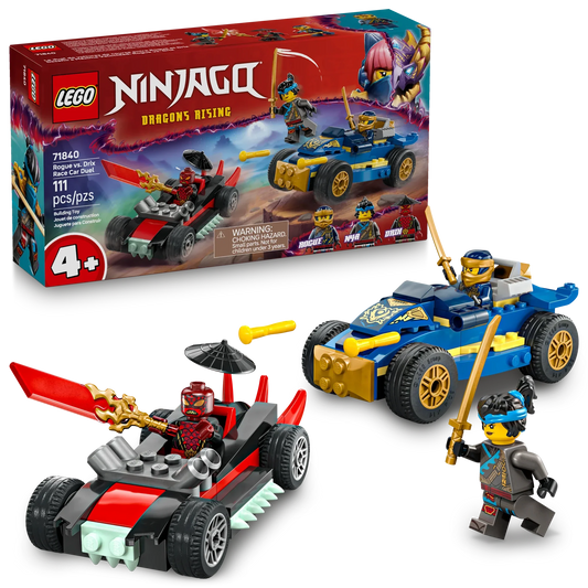 LEGO Ninjago Rogue vs. Drix Race Car Duel