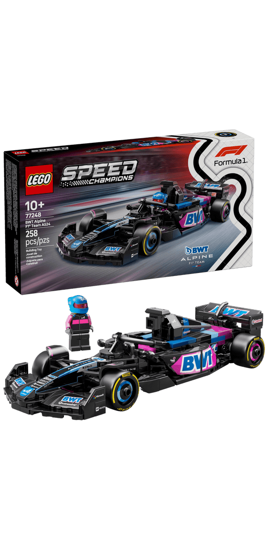 LEGO Speed Champions BWT Alpine F1 Team A524 Race Car