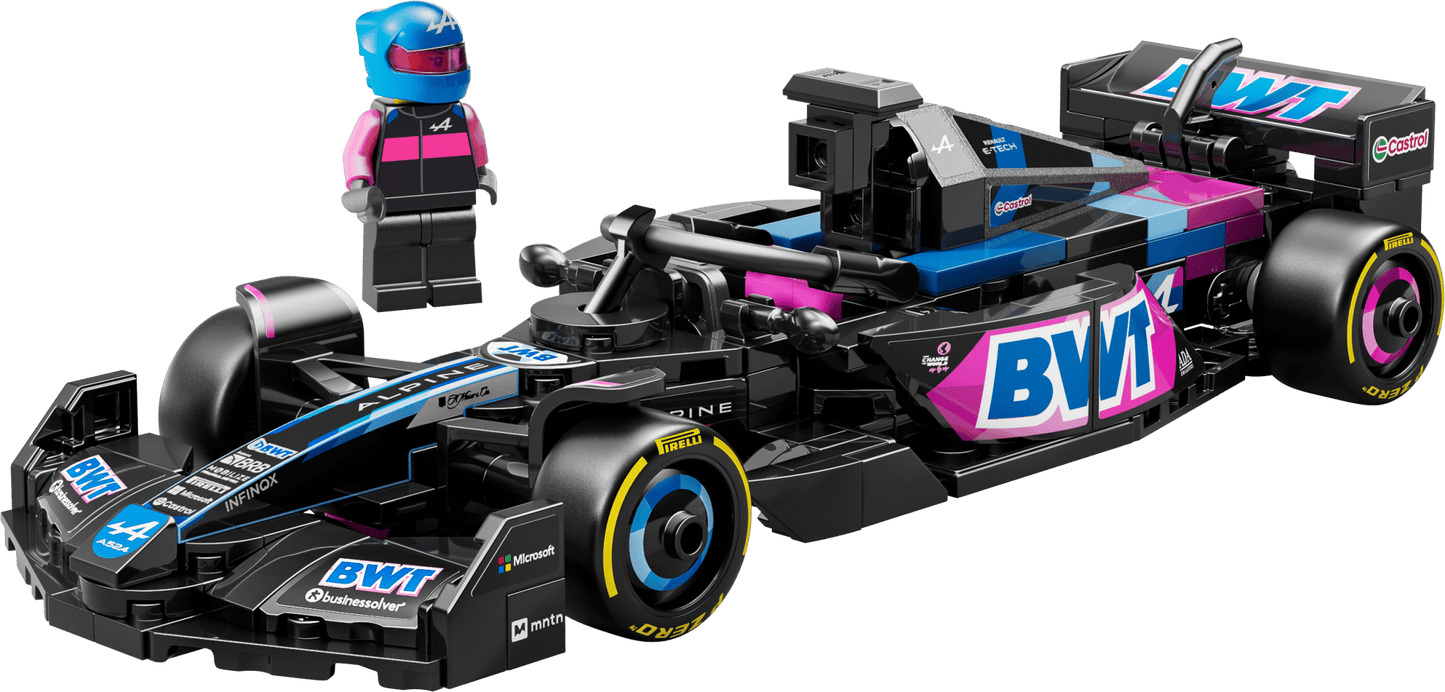 LEGO Speed Champions BWT Alpine F1 Team A524 Race Car