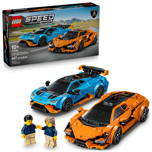 LEGO Speed Champions Lamborghini Revuelto & Huracán STO