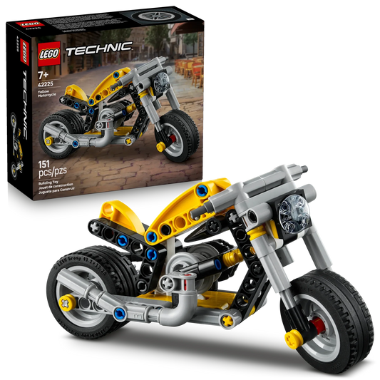 LEGO Technic Yellow Motorcycle
