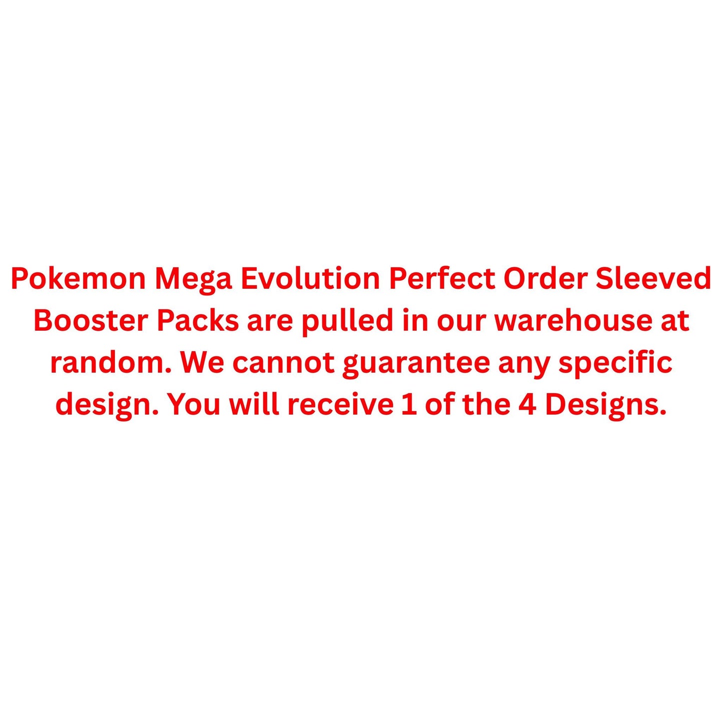 Pokemon Mega Evolution Perfect Order Sleeved Booster Pack