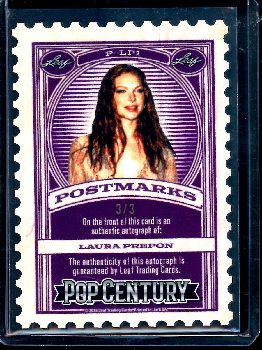 2026 Leaf Pop Century Laura Prepon Postmarks Autograph /3 70's Show