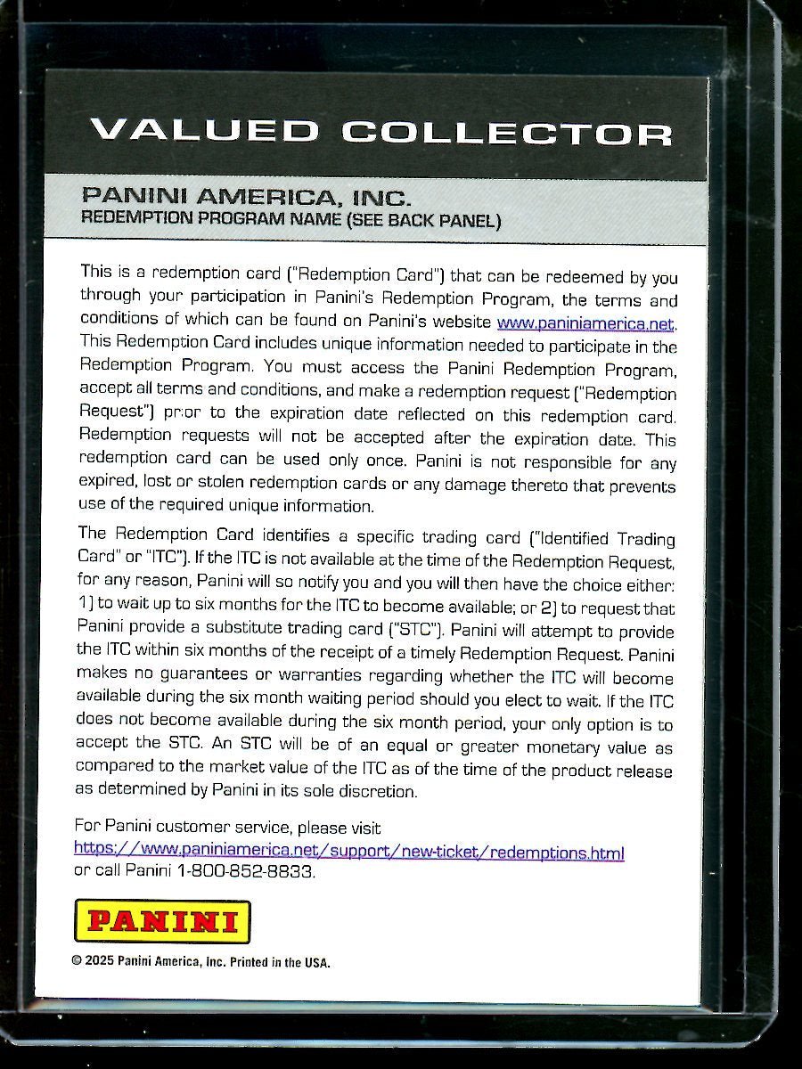 2025 Panini Prizm Black Henry Ellard Prolific Signatures Rams