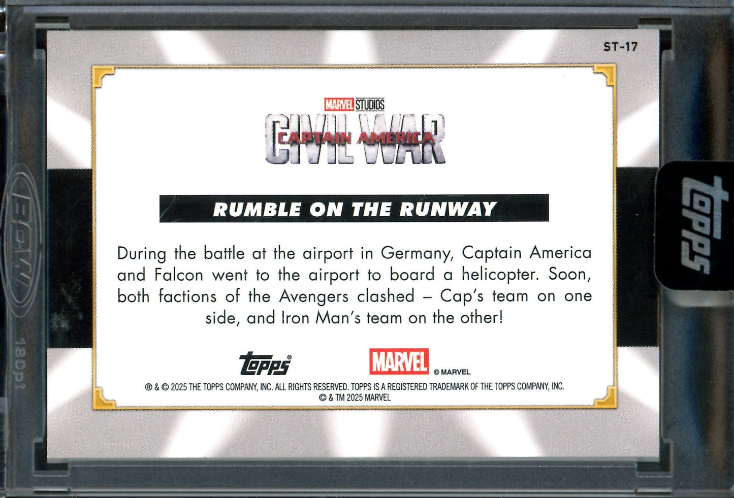 2025 Topps Marvel Rumble On The Runway Show Stoppers /100 Encased
