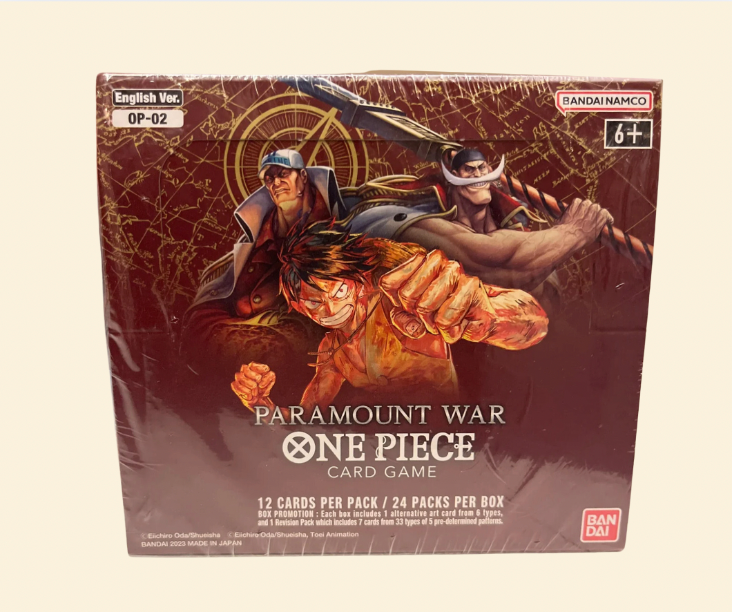 One Piece TCG: Paramount War Booster Box (OP02)