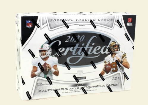 2020 Panini Certified Football Hobby Box