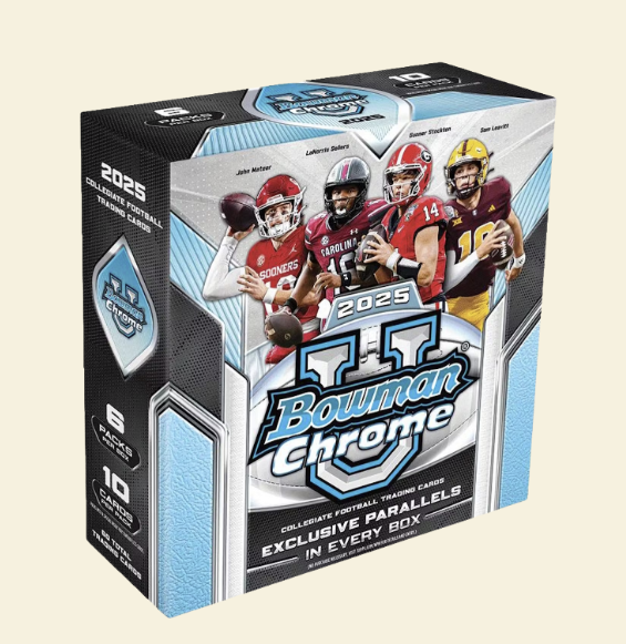 2025 Bowman University Chrome Football Mega Box