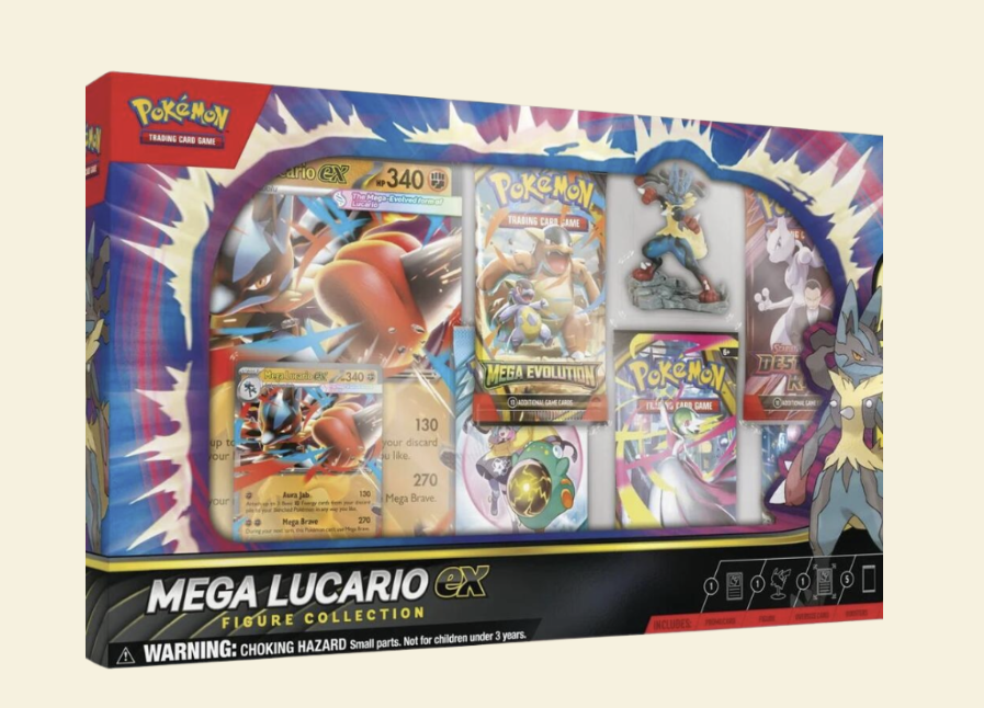 Pokemon: Mega Lucario EX Figure Collection Box