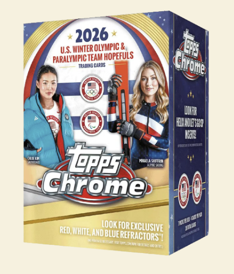 2026 Topps Chrome U.S. Olympics Blaster Box