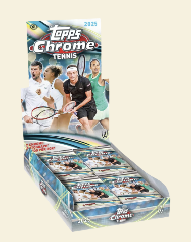 2025 Topps Chrome Tennis Hobby Box