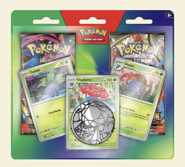 Pokemon Mega Evolution Vileplume 2-Booster Blister Pack