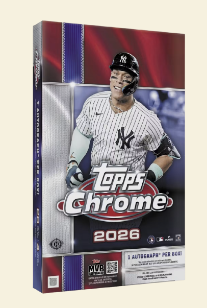 2026 Topps Chrome Baseball Hobby Box (Presale)
