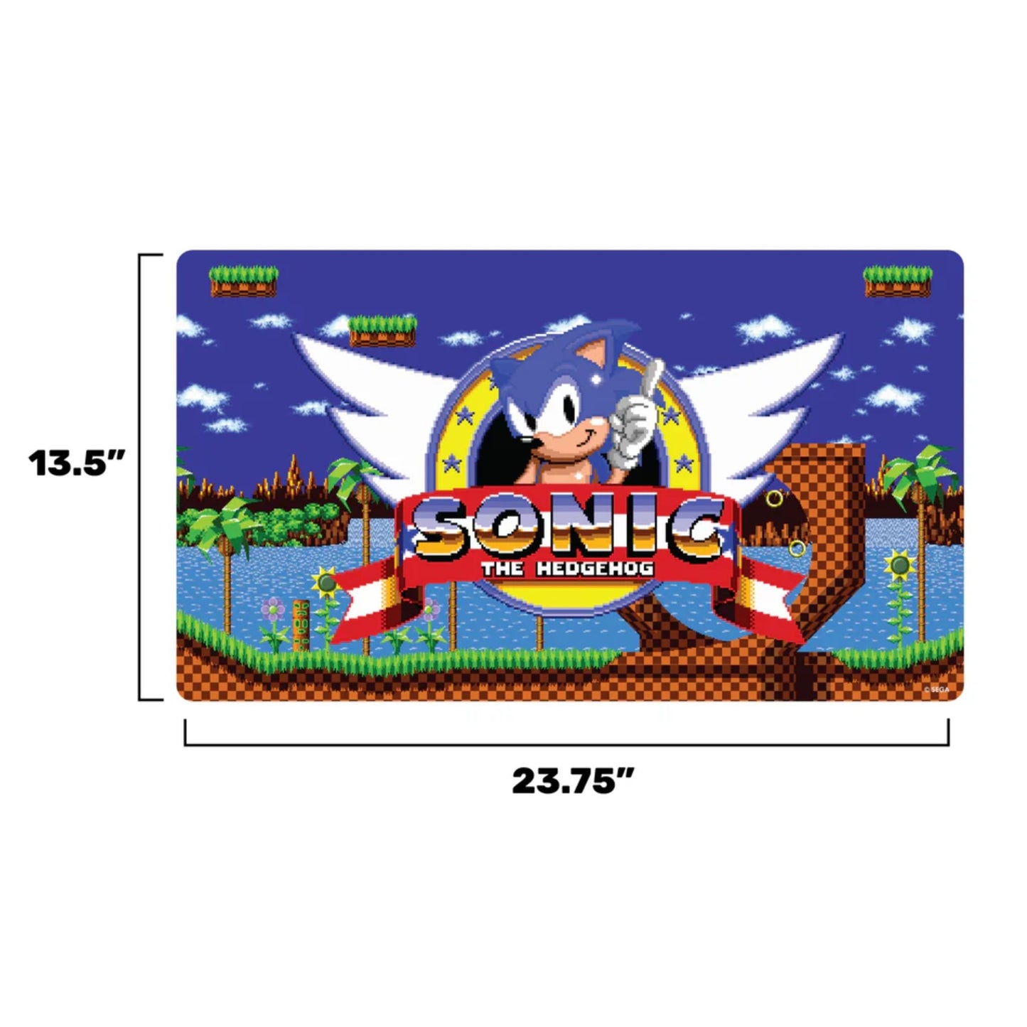 Sonic The Hedgehog Green Hills Zone Playmat