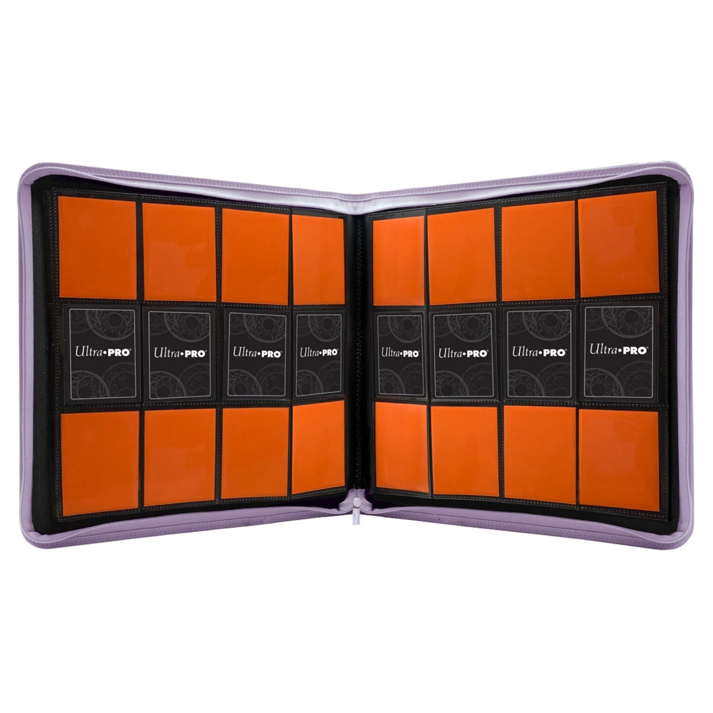 Ultra Pro Standard Pro 12 Pocket Purple Zippered Card Binder