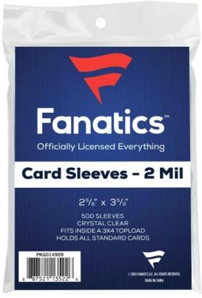 Fanatics Standard Card Soft Sleeves