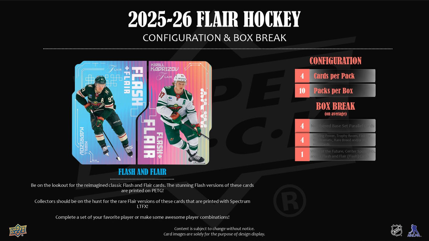 2025/26 Upper Deck Flair Hockey Hobby