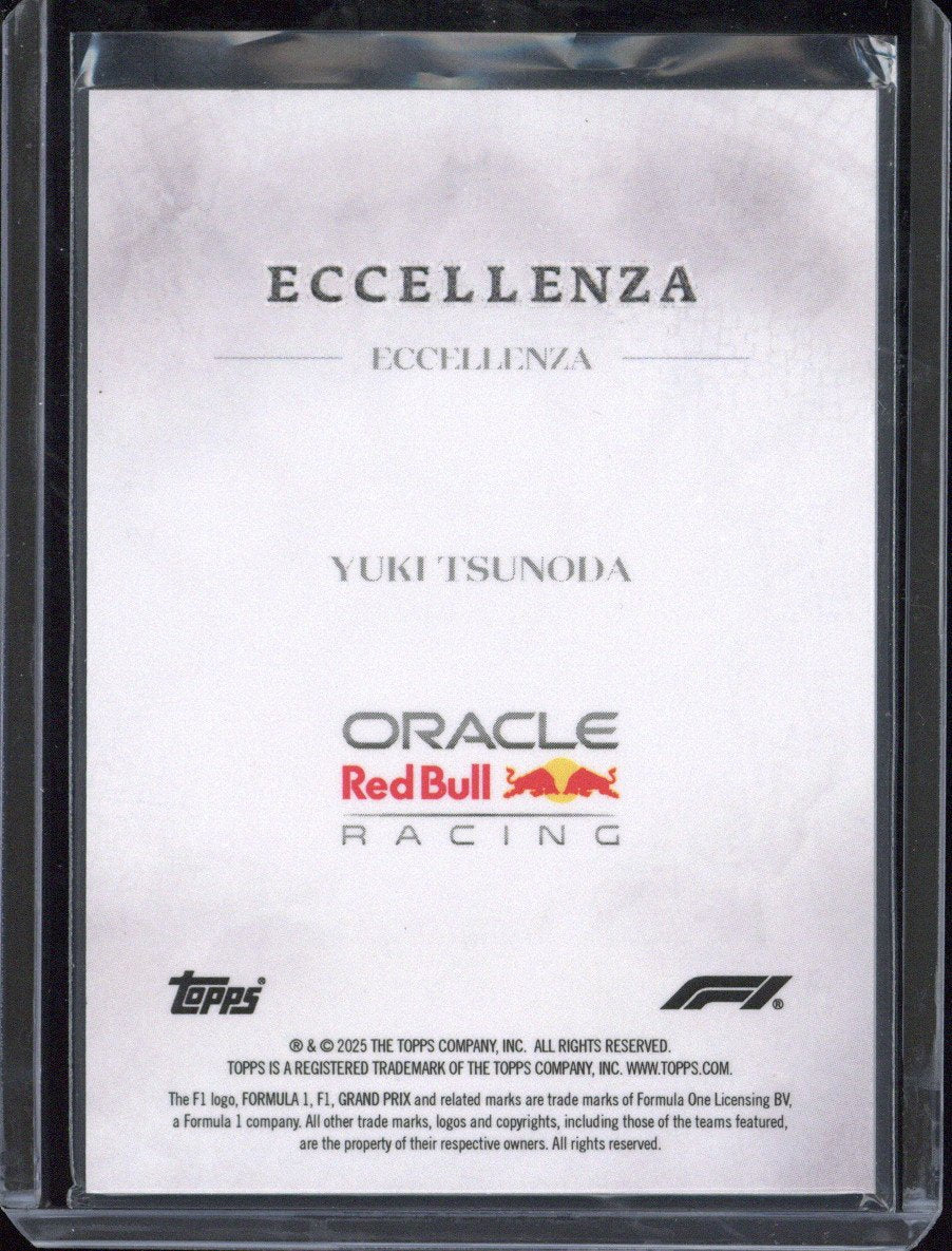 2025 Topps Eccellenza F1 Yuki Tsunoda /10