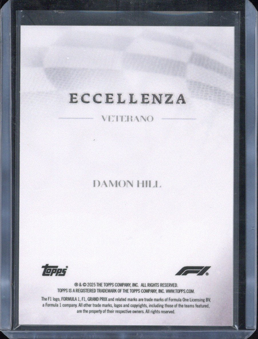 2025 Topps Eccellenza F1 Damon Hill /99