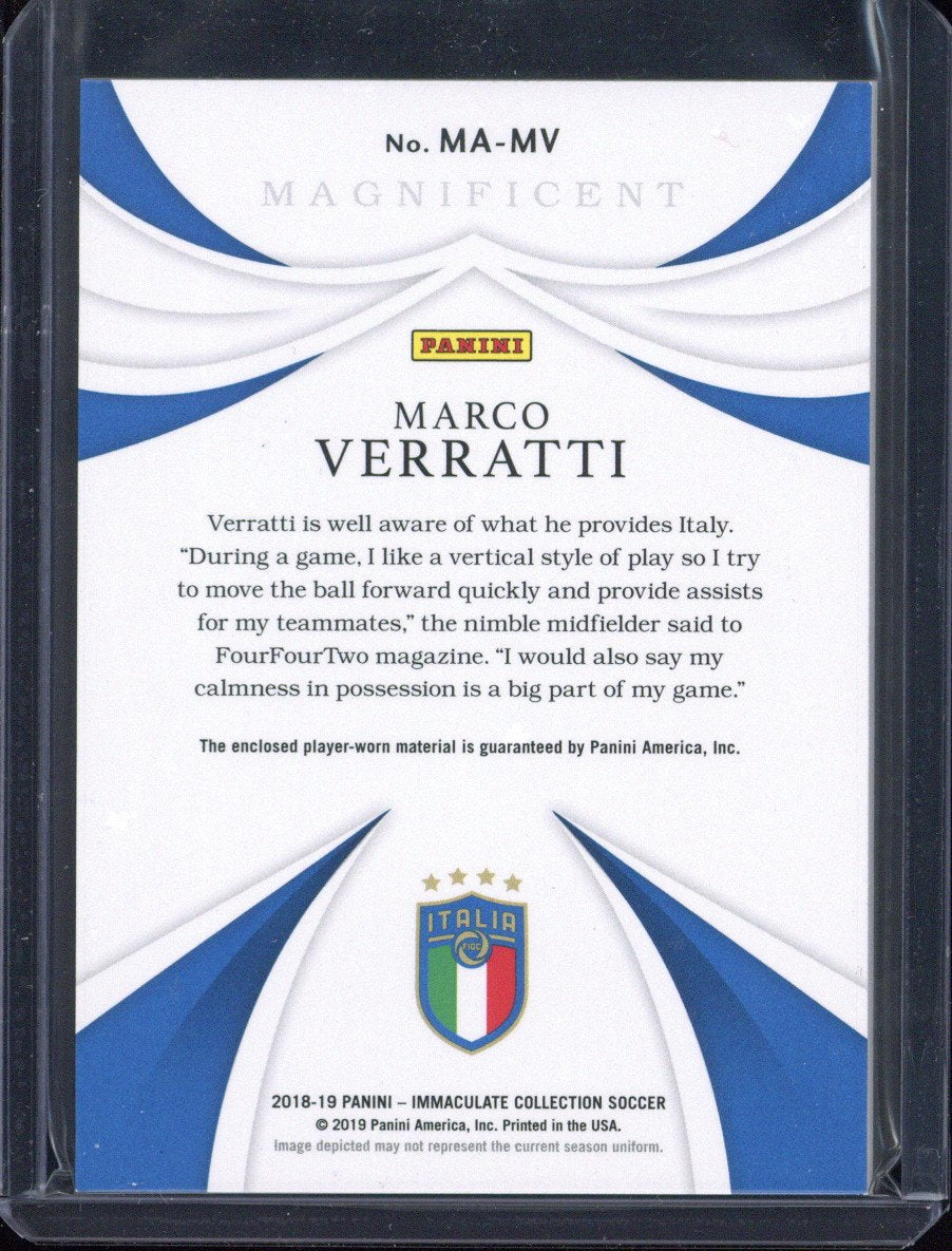 2018-19 Panini Immaculate Marco Verratti Magnificent Patch /50 #MA-MV