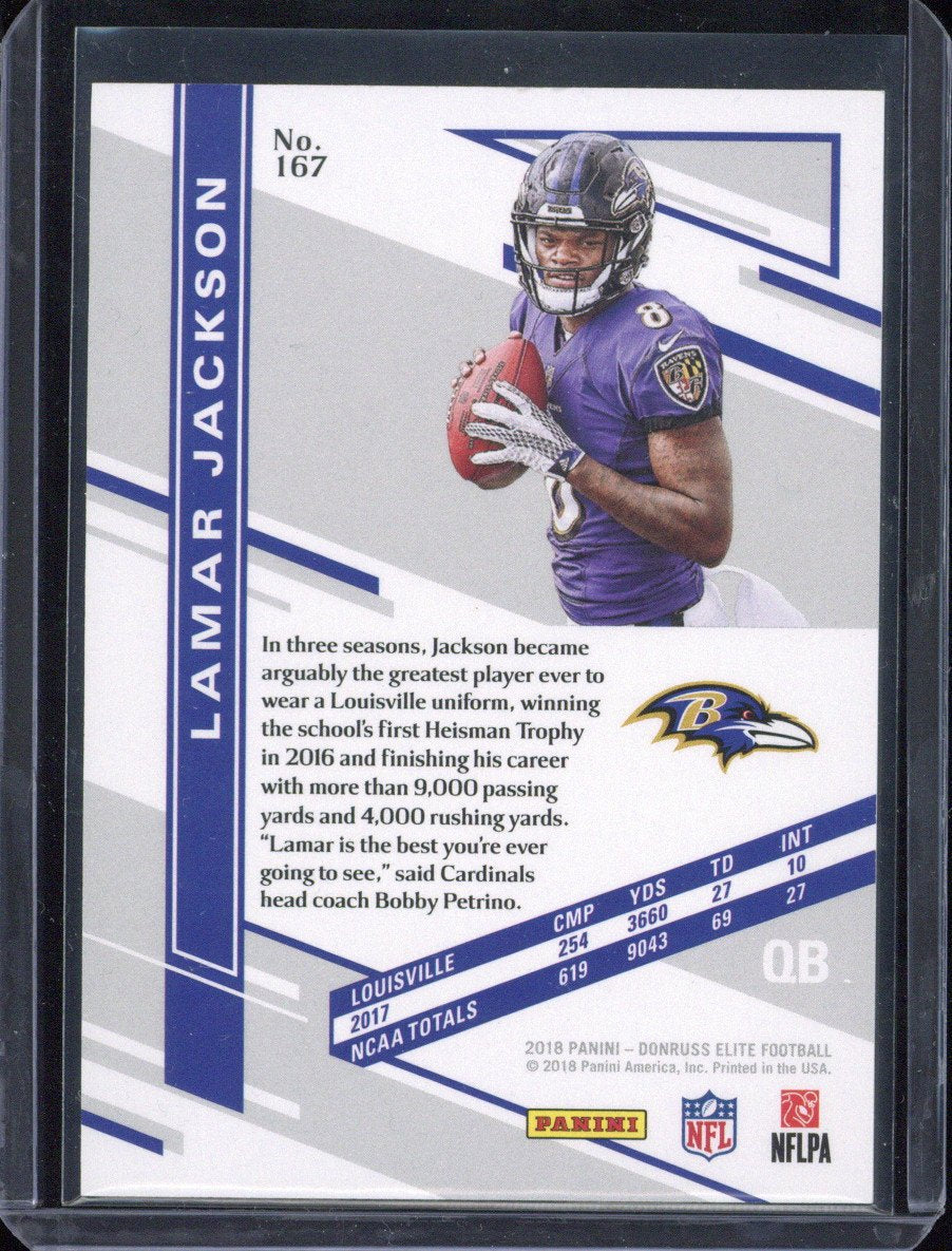 2018 Panini Donruss Elite Lamar Jackson RC /199