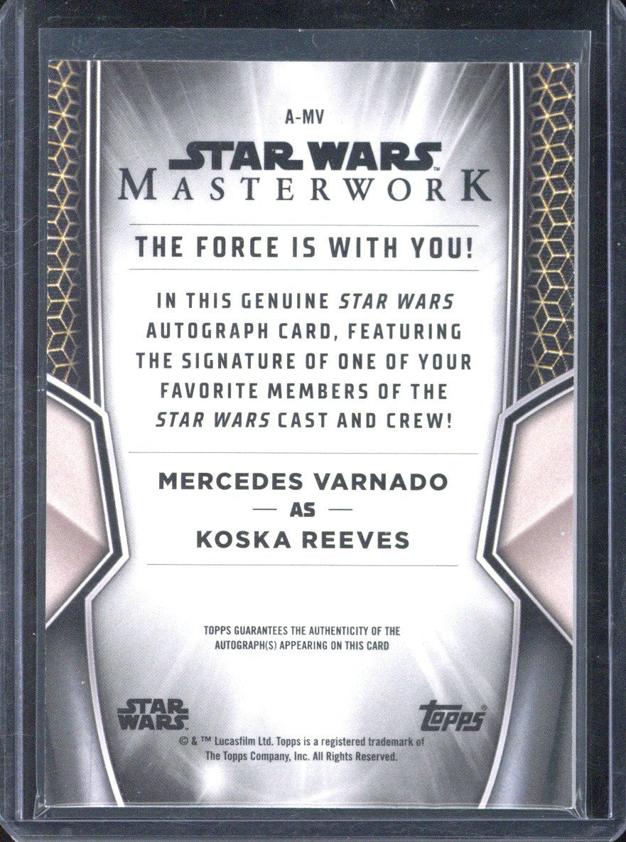 2025 Topps Star Wars Masterwork Koska Reeves Autograph #A-MV