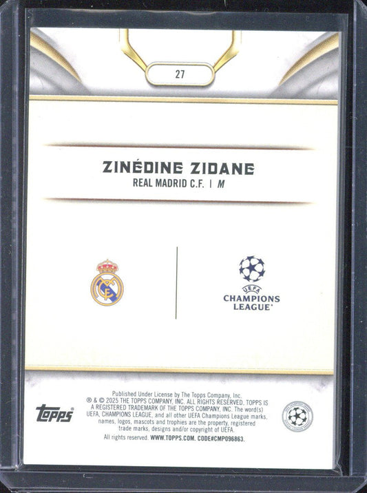 2024-25 Topps Reverence Zinedine Zidane /50 #27