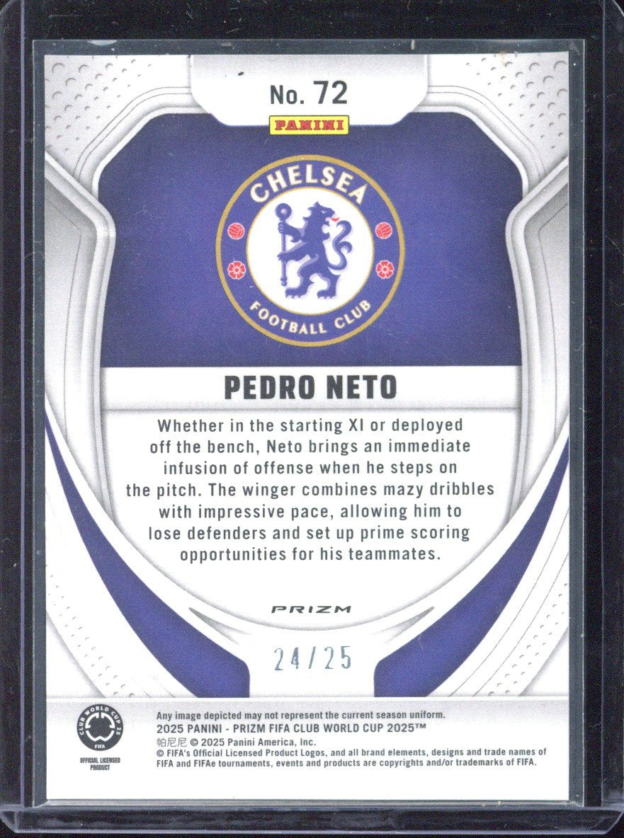 2025 Panini Prizm Club World Cup Pedro Neto /25 #72